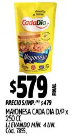 Supermercados Yaguar Cada dia mayonesa d/p oferta