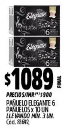Supermercados Yaguar Elegante pañuelo oferta