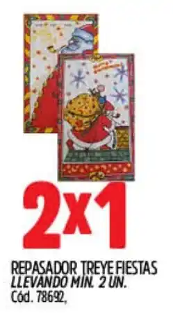 Supermercados Yaguar Repasador treye fiestas oferta