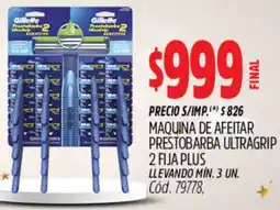 Supermercados Yaguar Gillette maquina de afeitar prestobarba ultragrip oferta