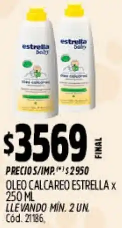 Supermercados Yaguar Estrella oleo calcareo oferta