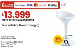 Changomas Banqueta bar oferta