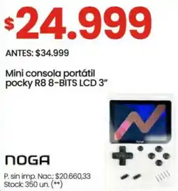 Changomas Mini consola portátil pocky R8 8-BITS LCD 3" oferta