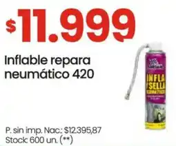 Changomas Inflable repara neumático 420 oferta