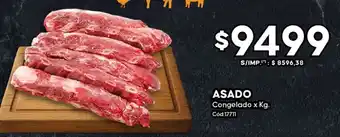 Asado congelado