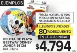 Carrefour Pelota de playa bestway disney junior oferta