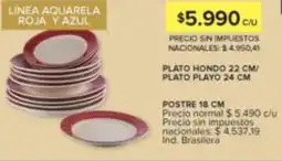 Carrefour Plato hondo oferta