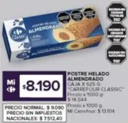 Carrefour Carrefour classic postre helado almendrado oferta