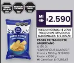 Carrefour Carrefour classic papas fritas corte americano oferta