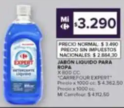 Carrefour Carrefour expert jabón liquido para ropa oferta