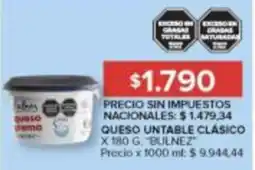 Carrefour Bulnez queso untable clásico oferta