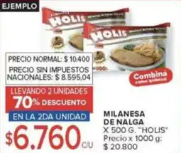 Carrefour Holis milanesa de nalga oferta