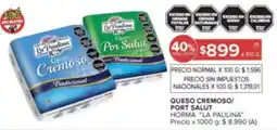 Carrefour La paulina queso cremoso/ port salut horma oferta