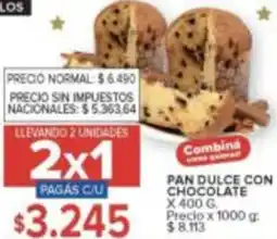 Carrefour Pan dulce con chocolate oferta