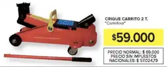 Carrefour crique carrito 2T