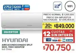 Carrefour Hyundai aire acondicionado split oferta