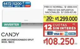 Carrefour Candy aire acondicionado split oferta