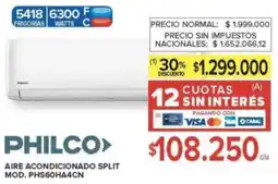 Carrefour Philco aire acondicionado split oferta