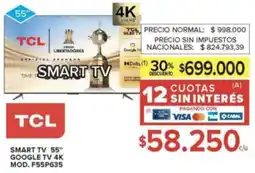 Carrefour Tcl smart tv 55" oferta