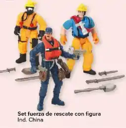 Carrefour Set fuerza de rescate con figura oferta