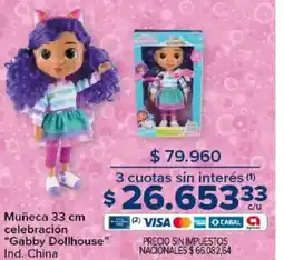 Carrefour Gabby dollhouse muñeca oferta