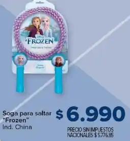 Carrefour Frozen Soga para saltar oferta