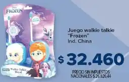 Carrefour Frozen juego walkie talkie oferta