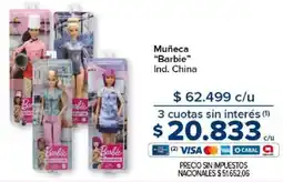Carrefour Barbie muñeca oferta