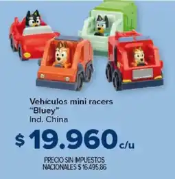 Carrefour Bluey vehículos mini racers oferta