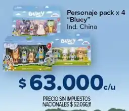 Carrefour Bluey personaje oferta