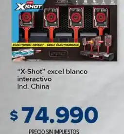 Carrefour X-shot excel blanco interactivo oferta