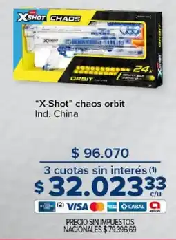 Carrefour X-shot chaos orbit oferta
