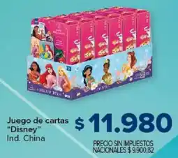 Carrefour Disney juego de cartas oferta