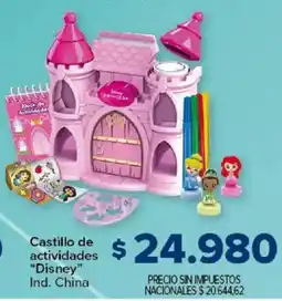 Carrefour Disney castillo de actividades oferta