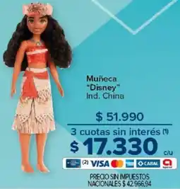 Carrefour Disney muñeca oferta
