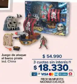 Carrefour Juego de ataque al barco pirata oferta
