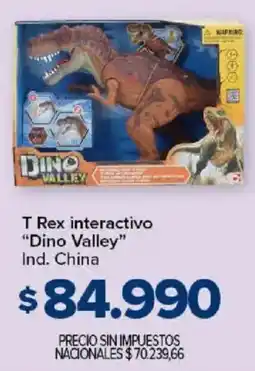 Carrefour Dino valley T rex interactivo oferta