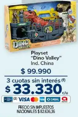 Carrefour Dino valley playset oferta