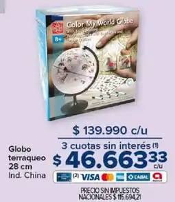 Carrefour Globo terraqueo oferta