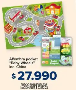 Carrefour Baby wheels alfombra pocket oferta