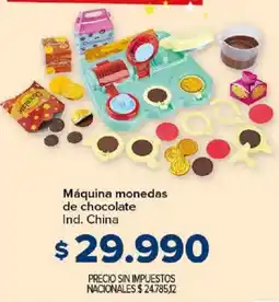 Carrefour Máquina monedas de chocolate oferta