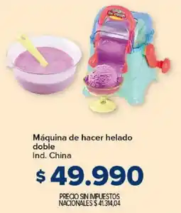 Carrefour Máquina de hacer helado doble oferta