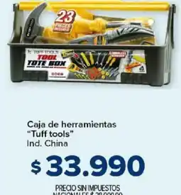 Carrefour Tuff tools caja de herramientas oferta