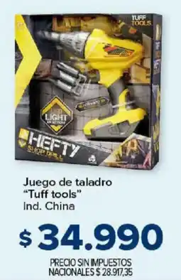 Carrefour Tuff tools juego de taladro oferta