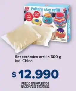 Carrefour Set cerámica arcilla oferta