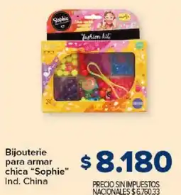 Carrefour Sophie bijouterie para armar oferta