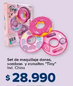 Carrefour Tiny set de maquillaje donas, sombras y esmaltes oferta