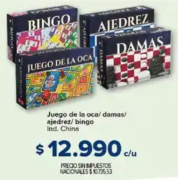 Carrefour Juego de la oca/ damas/ ajedrez/ bingo oferta