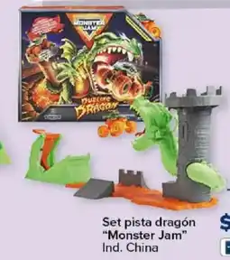 Carrefour Monster jam set pista dragón oferta