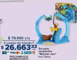 Carrefour Monster jam set pista megalodon oferta